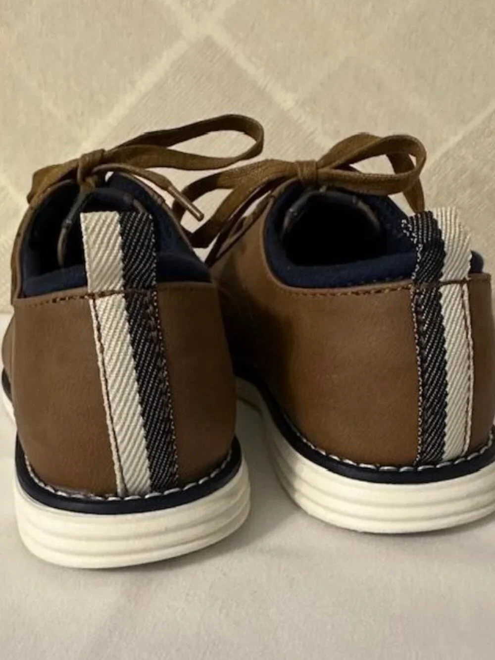 Cat & Jack Brown Dress Shoes, boys size 2